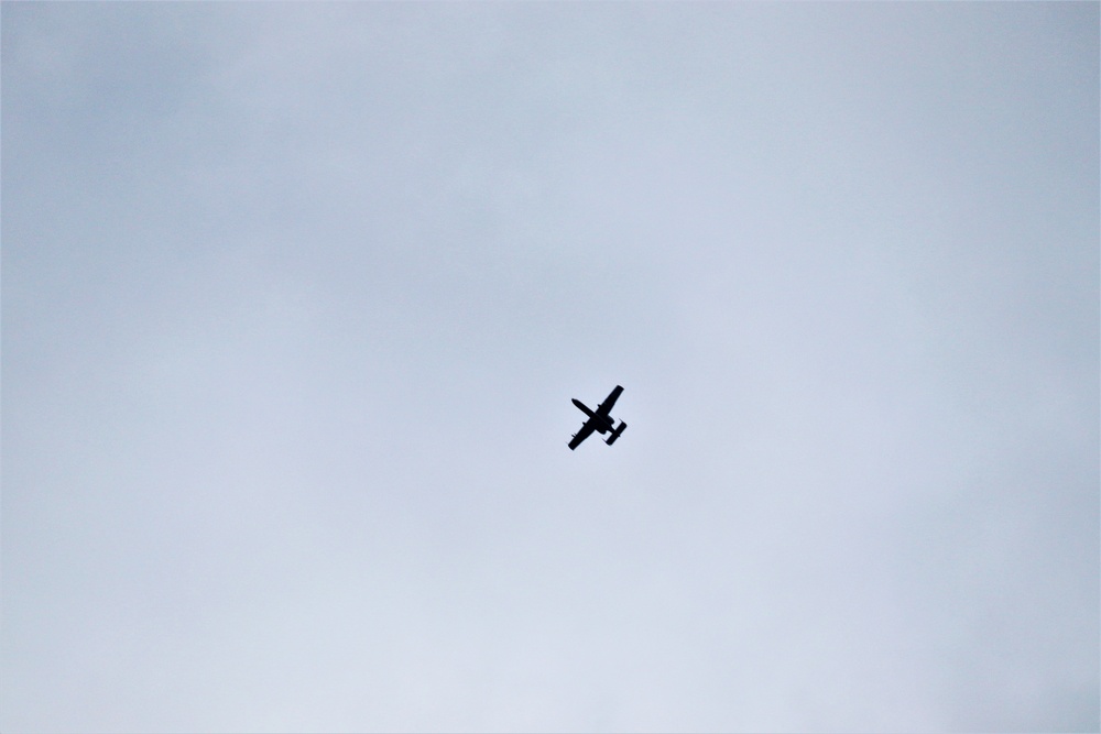 Air Force holds training with A-10 aircraft at Fort McCoy