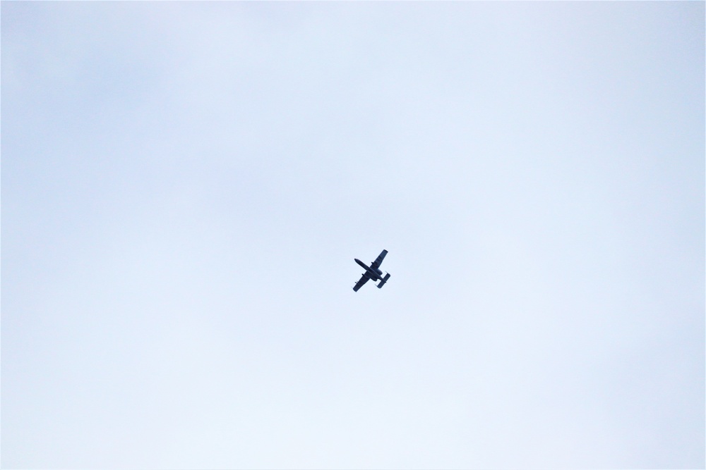 Air Force holds training with A-10 aircraft at Fort McCoy