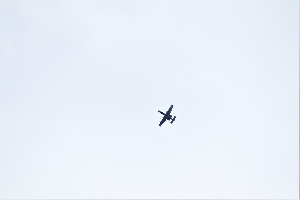 Air Force holds training with A-10 aircraft at Fort McCoy