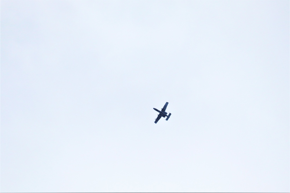 Air Force holds training with A-10 aircraft at Fort McCoy