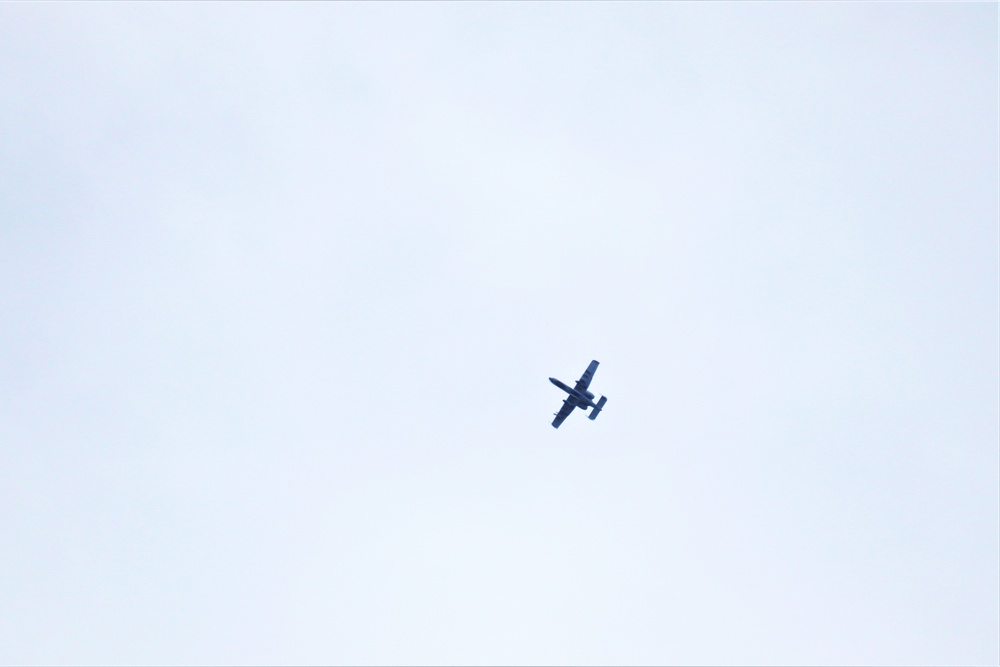 Air Force holds training with A-10 aircraft at Fort McCoy