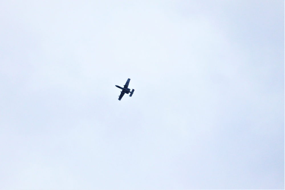 Air Force holds training with A-10 aircraft at Fort McCoy