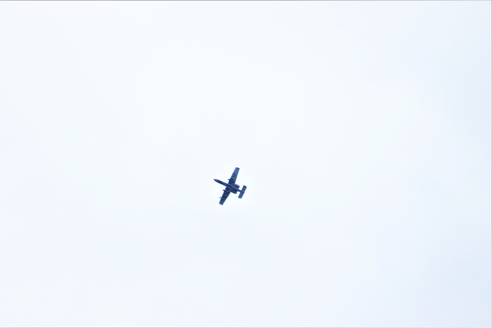 Air Force holds training with A-10 aircraft at Fort McCoy