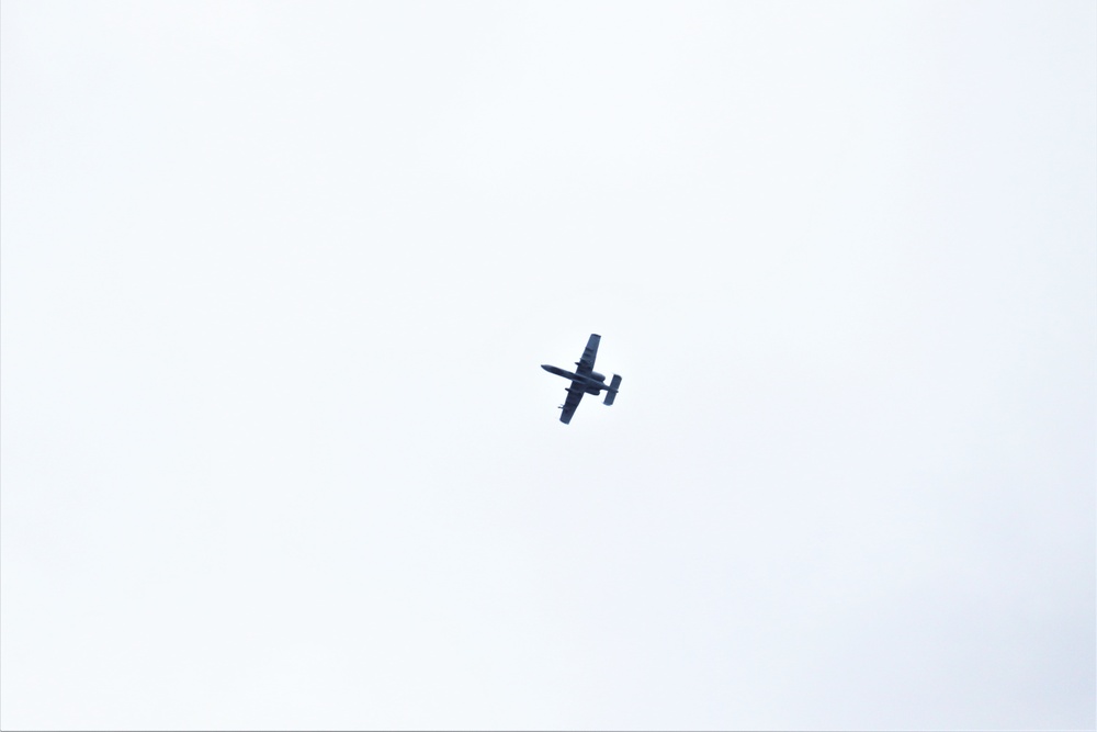 Air Force holds training with A-10 aircraft at Fort McCoy