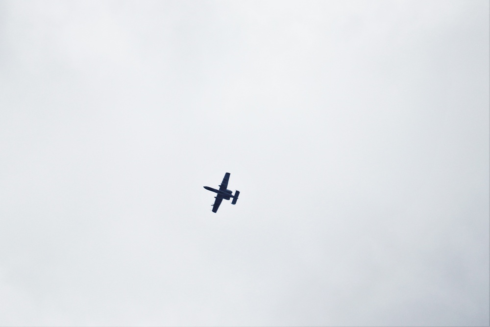 Air Force holds training with A-10 aircraft at Fort McCoy