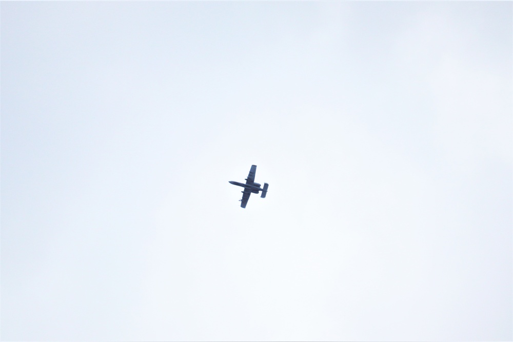 Air Force holds training with A-10 aircraft at Fort McCoy