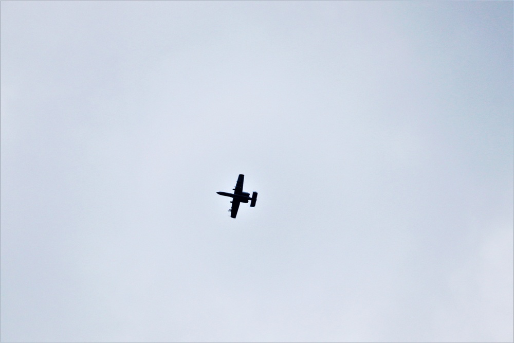 Air Force holds training with A-10 aircraft at Fort McCoy