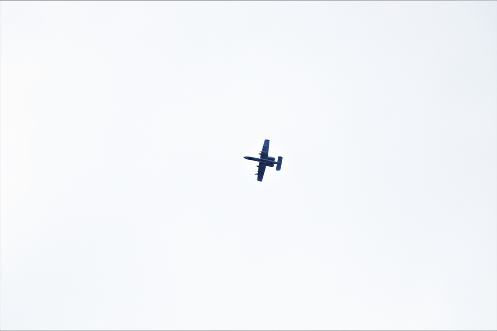 Air Force holds training with A-10 aircraft at Fort McCoy