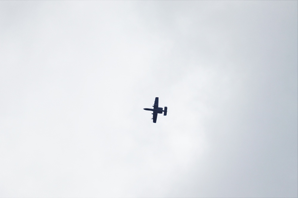 Air Force holds training with A-10 aircraft at Fort McCoy