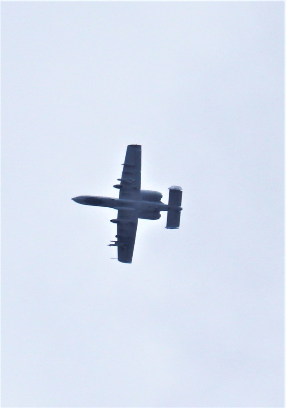 Air Force holds training with A-10 aircraft at Fort McCoy