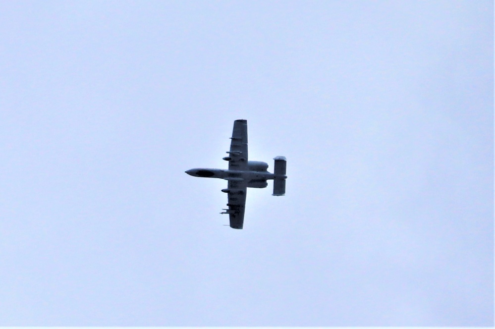 Air Force holds training with A-10 aircraft at Fort McCoy