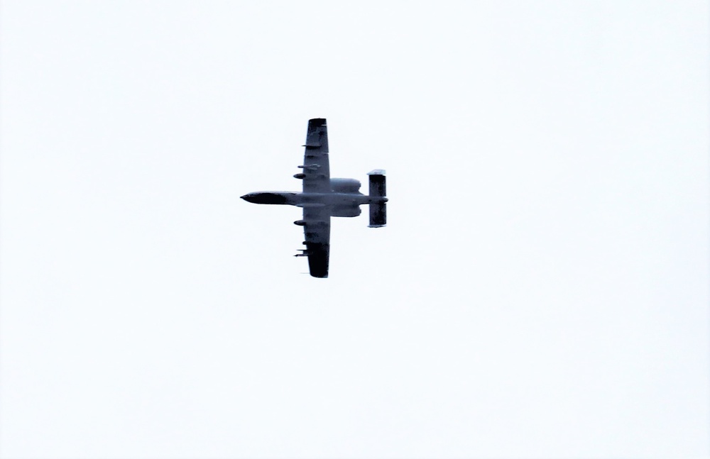 Air Force holds training with A-10 aircraft at Fort McCoy