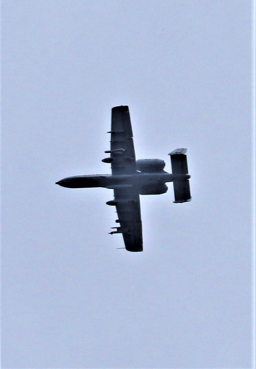 Air Force holds training with A-10 aircraft at Fort McCoy