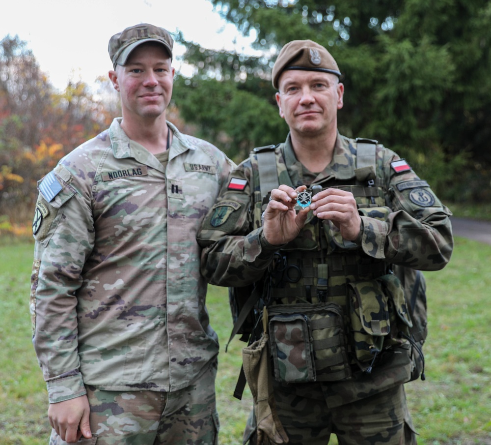 eFP Battle Group Poland Train As They Fight During Urban Operations