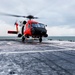 USCGC Stratton conducts flight operations while underway in Arctic Ocean