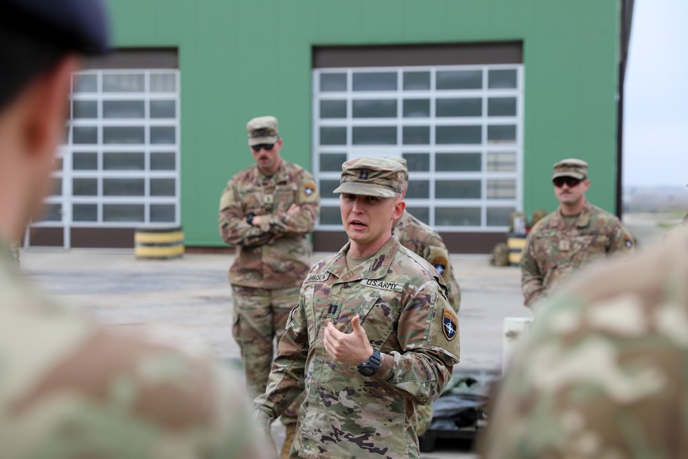 eFP Battle Group Poland Abrams Tank Orientation