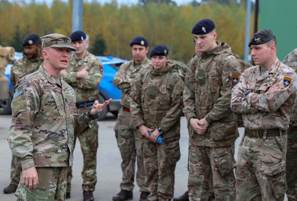 eFP Battle Group Poland Abrams Tank Orientation