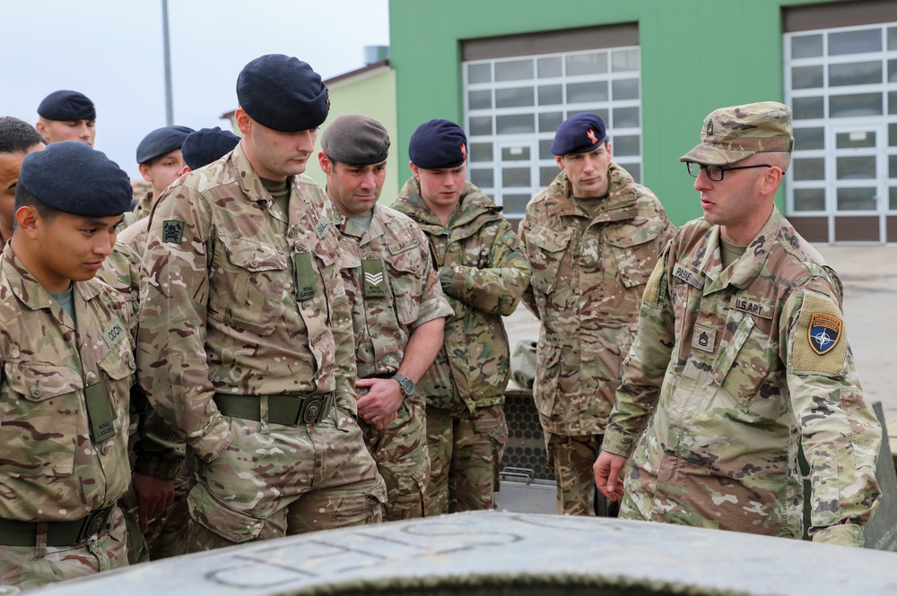 eFP Battle Group Poland Abrams Tank Orientation