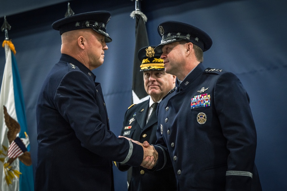 Secretary Austin Presides Over Space Force Change of Responsibility Ceremony