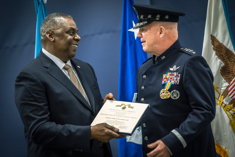 Secretary Austin Presides Over Space Force Change of Responsibility Ceremony