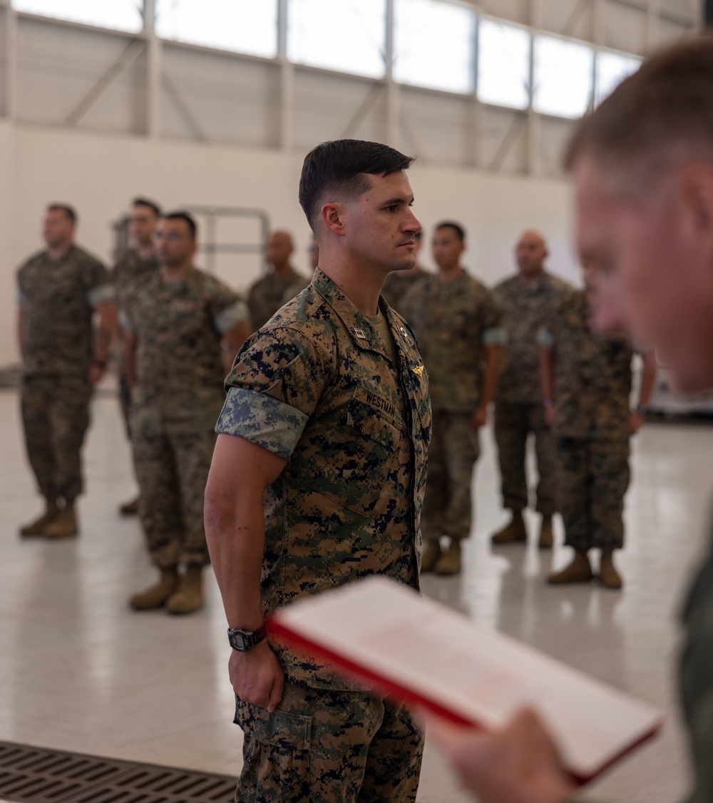 3rd Marine Aircraft Wing Marine Awarded for Leadership