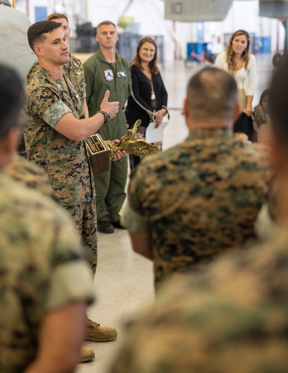 3rd Marine Aircraft Wing Marine Awarded for Leadership