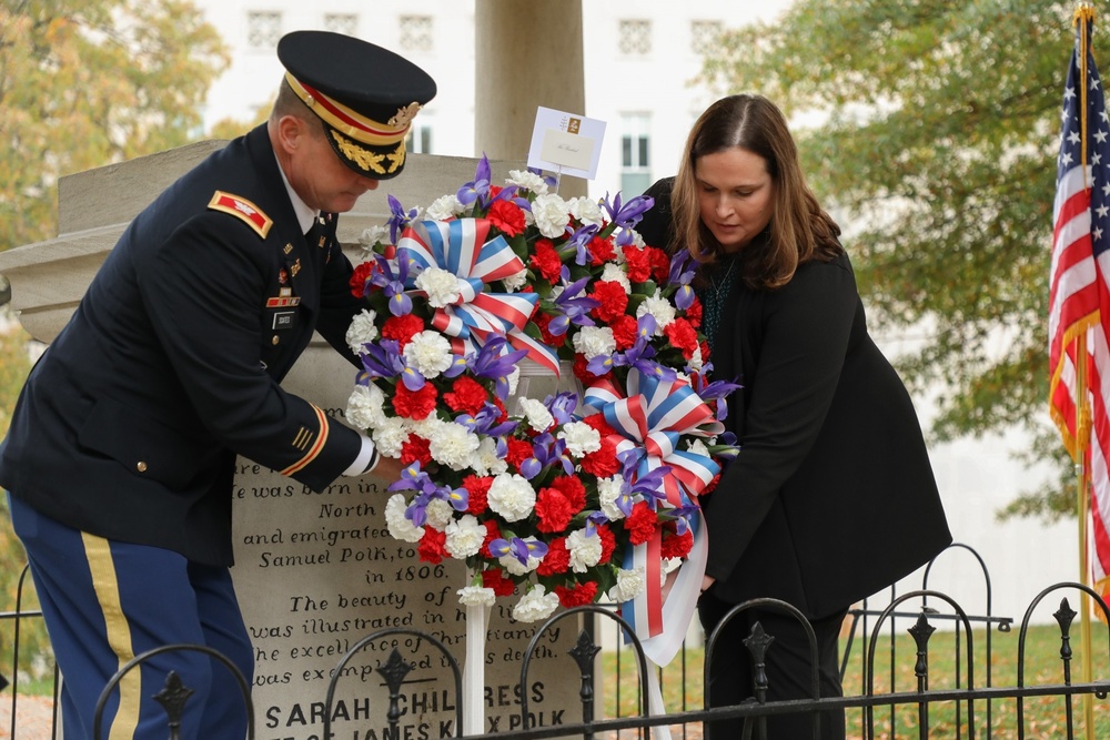 Tennessee National Guard Honors President Polk