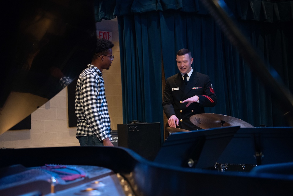 United States Navy Band Commodores perform at University of North Texas.