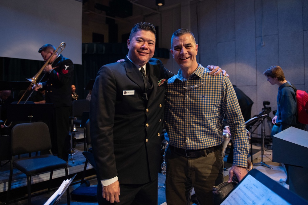 United States Navy Band Commodores perform at University of North Texas.