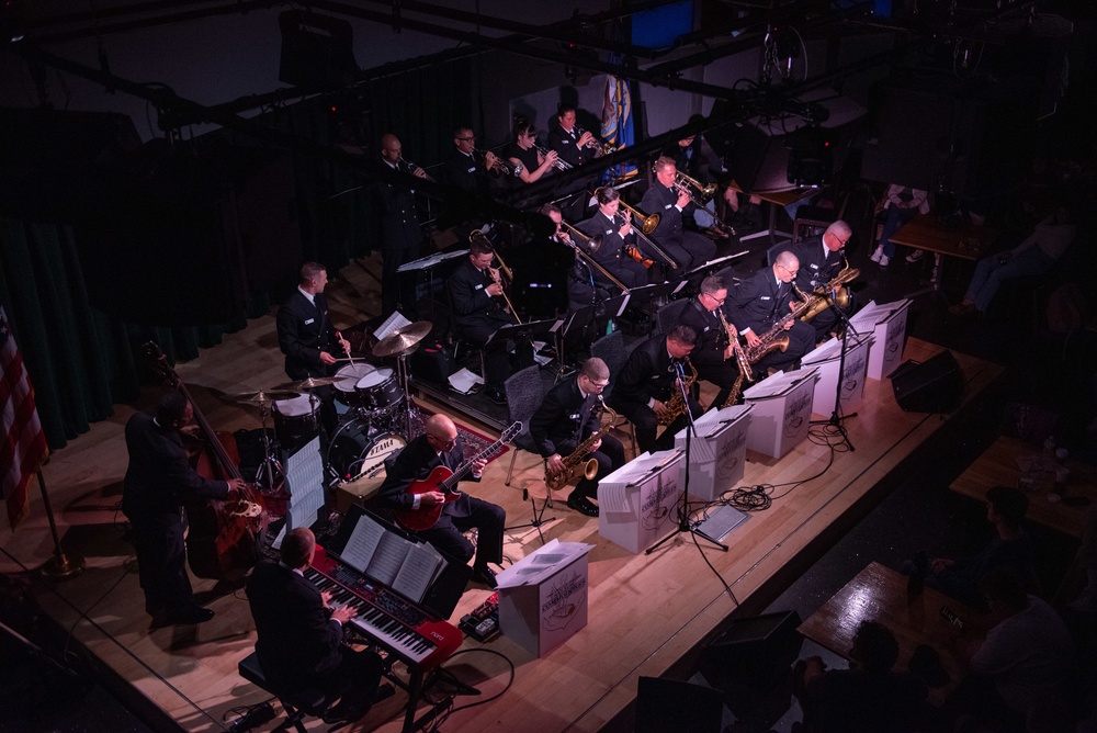 United States Navy Band Commodores perform at University of North Texas.