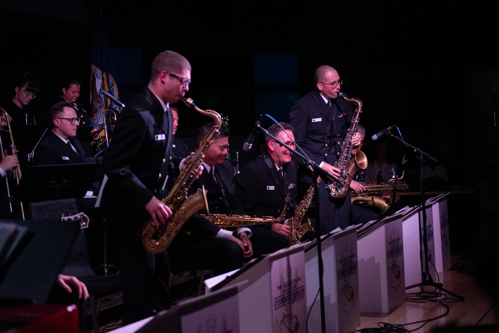 United States Navy Band Commodores perform at University of North Texas.