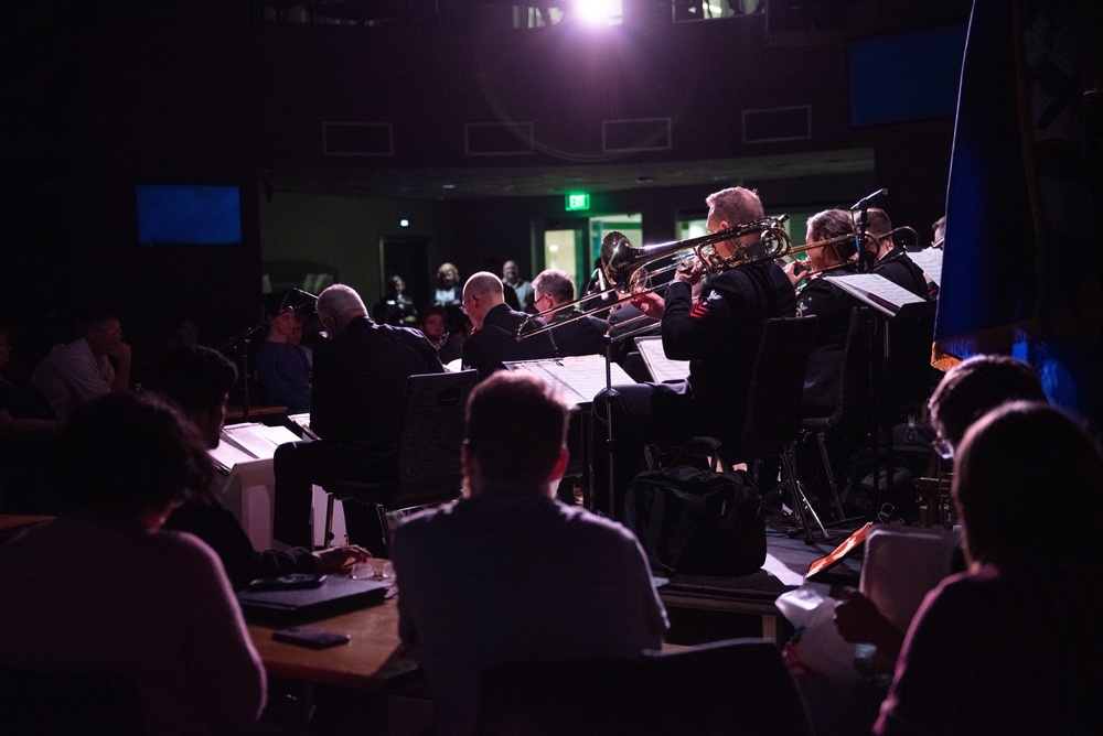 United States Navy Band Commodores perform at University of North Texas.