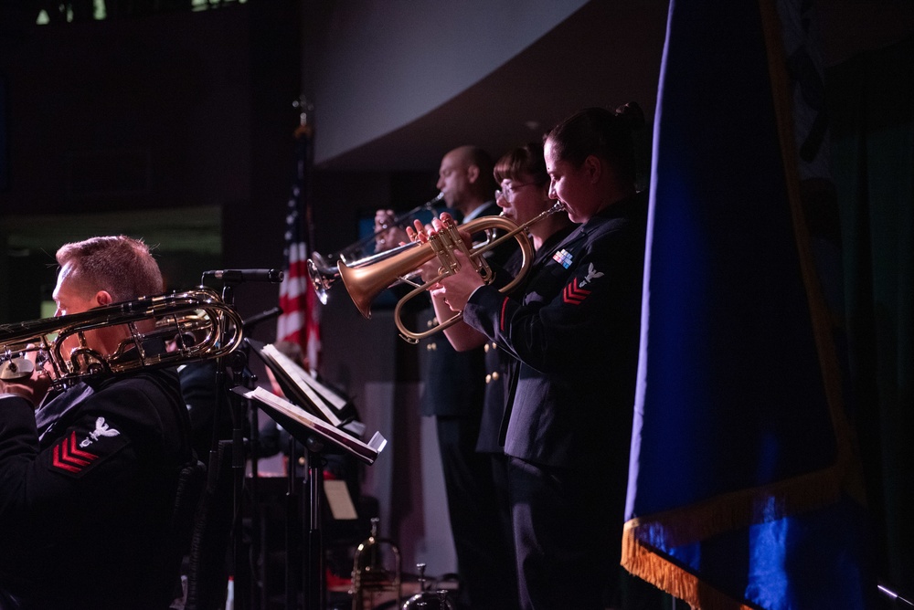 United States Navy Band Commodores perform at University of North Texas.