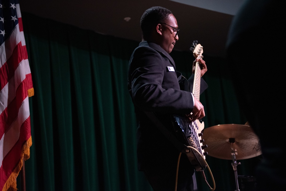 United States Navy Band Commodores perform at University of North Texas.