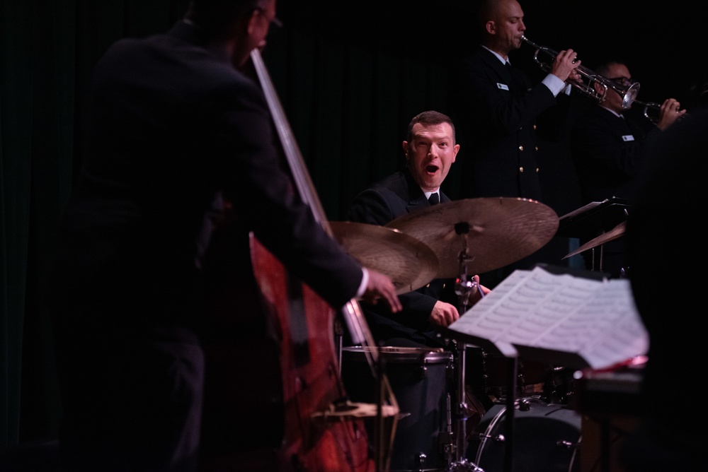 United States Navy Band Commodores perform at University of North Texas.