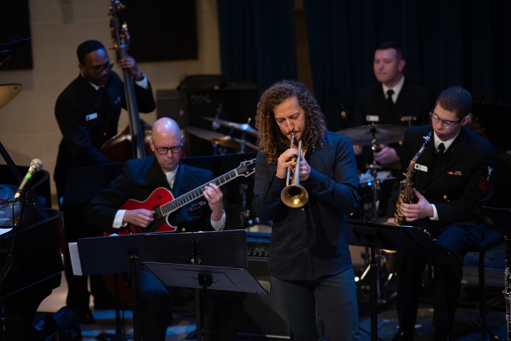 United States Navy Band Commodores perform at University of North Texas.