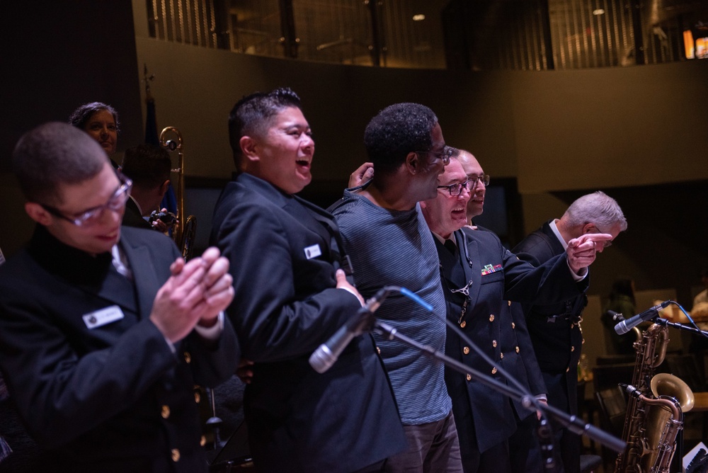 United States Navy Band Commodores perform at University of North Texas.