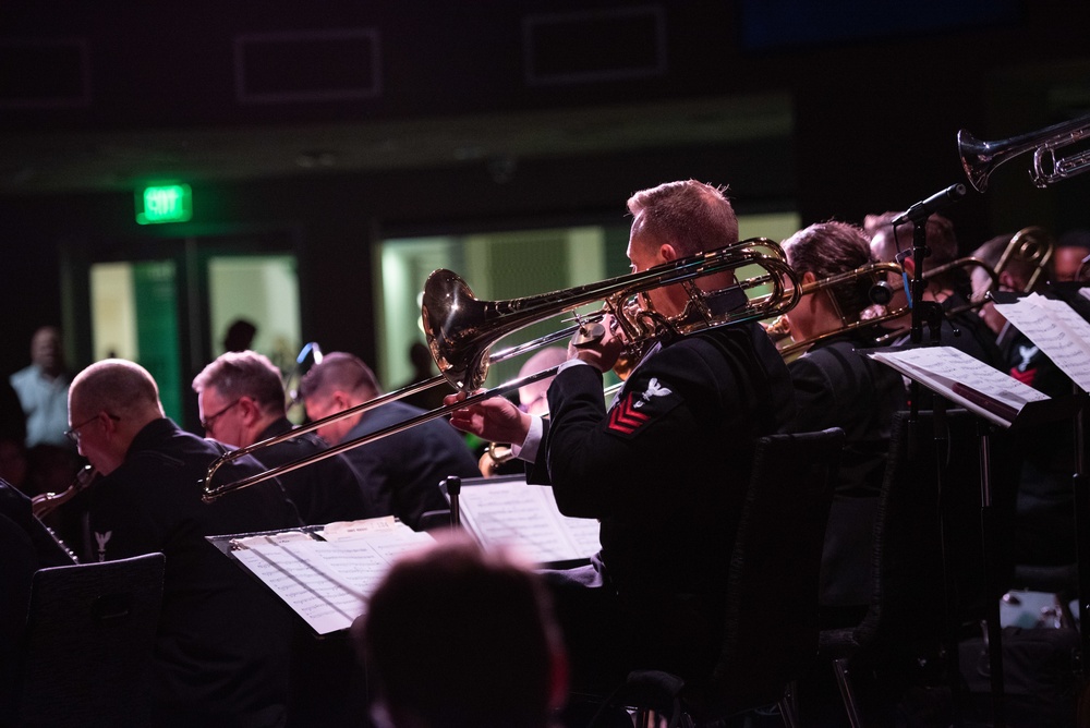 United States Navy Band Commodores perform at University of North Texas.