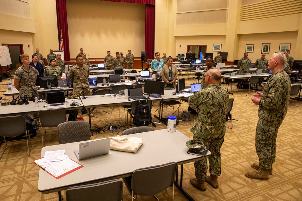 Chief of Naval Operations visits Joint Task Force-Red Hill Headquarters