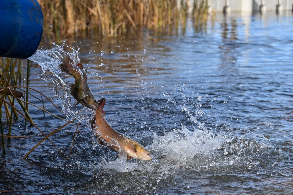 U.S. Fish &amp; Wildlife restock north lake with trout