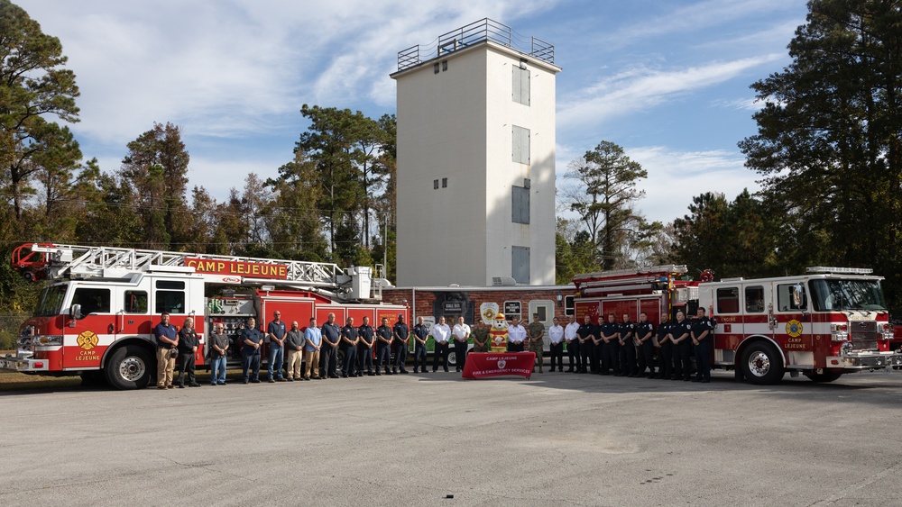 Camp Lejeune FESD Receives Three Awards as Fire Prevention Month 2022 Concludes