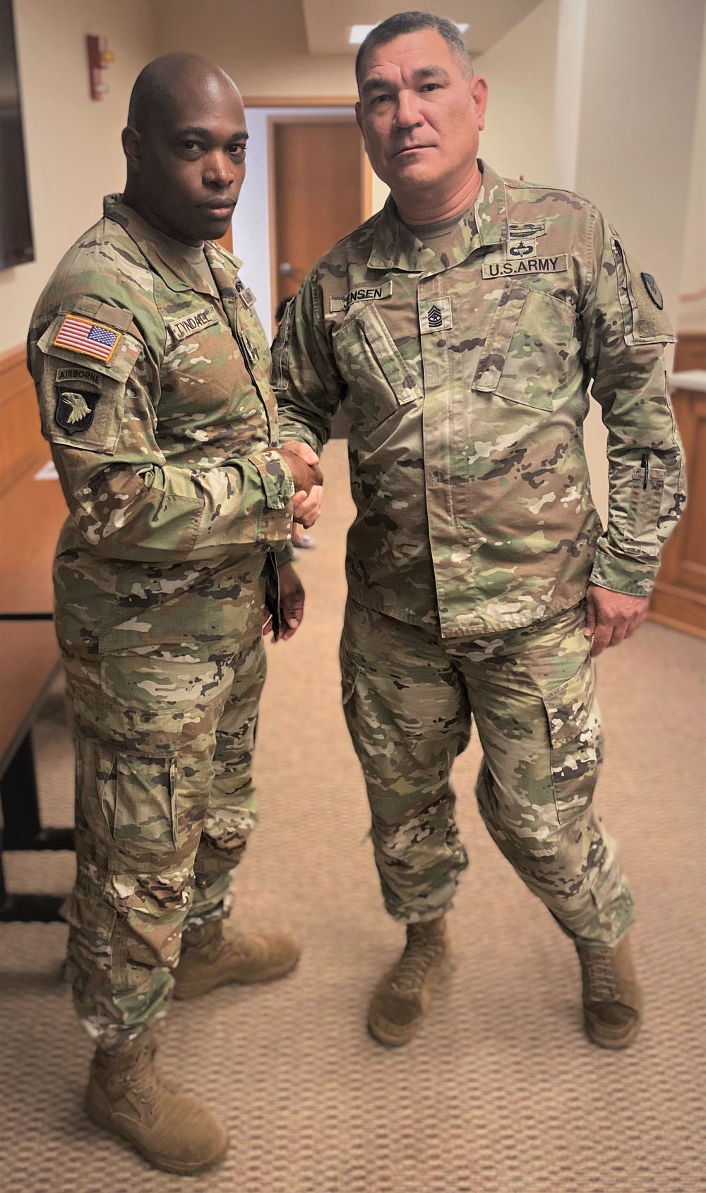 ASC 2021 Best Warrior promoted to Master Sgt.