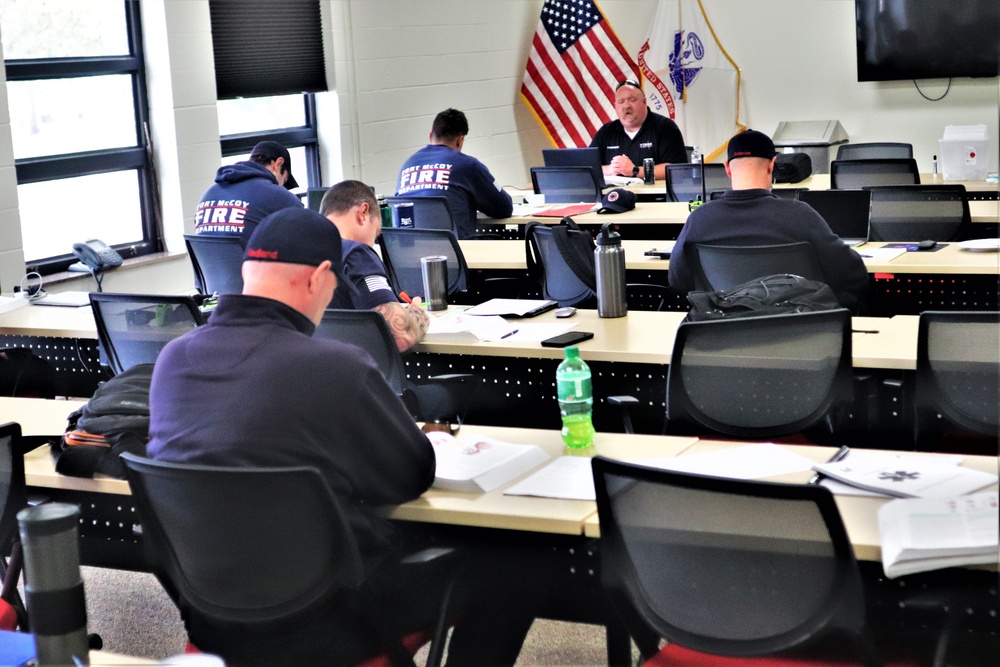 Fort McCoy firefighters regularly train to improve skills