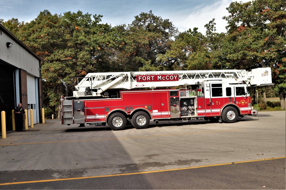 Fort McCoy Directorate of Emergency Services Fire Department operations