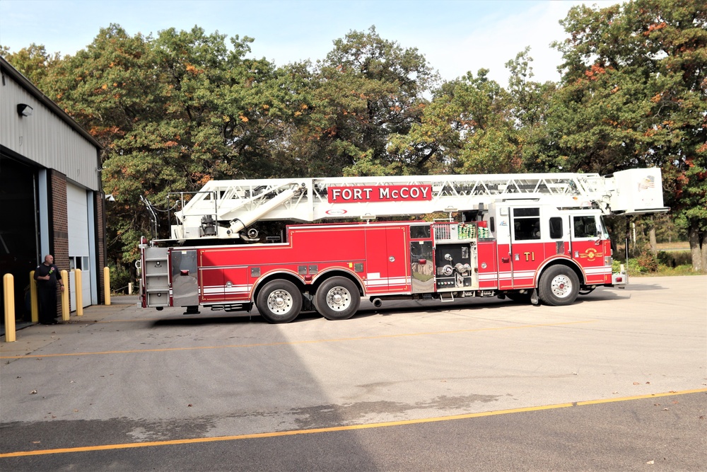 Fort McCoy Directorate of Emergency Services Fire Department operations