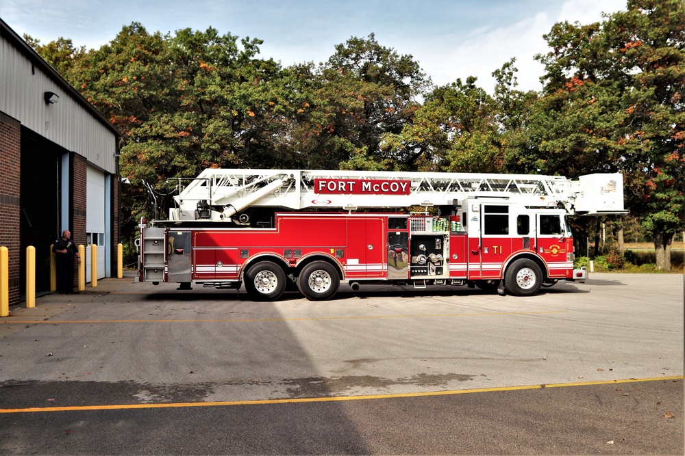 Fort McCoy Directorate of Emergency Services Fire Department operations