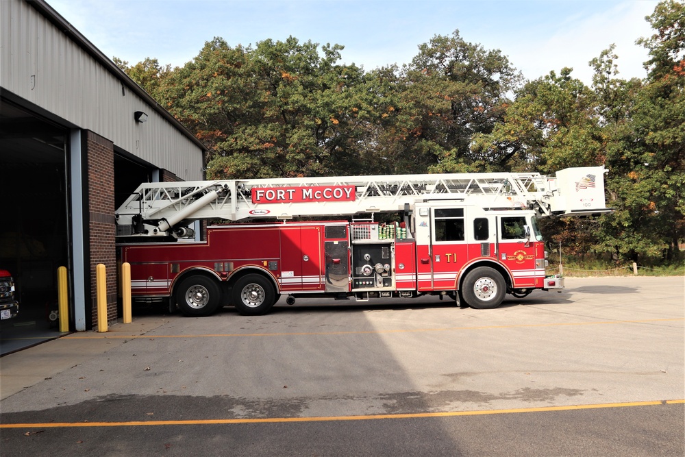 Fort McCoy Directorate of Emergency Services Fire Department operations