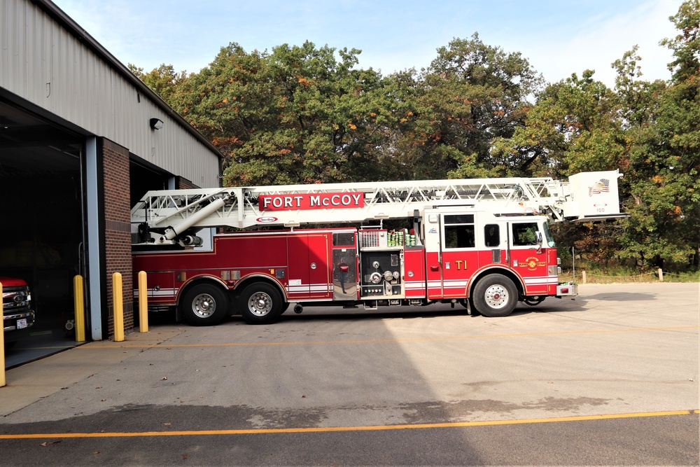 Fort McCoy Directorate of Emergency Services Fire Department operations