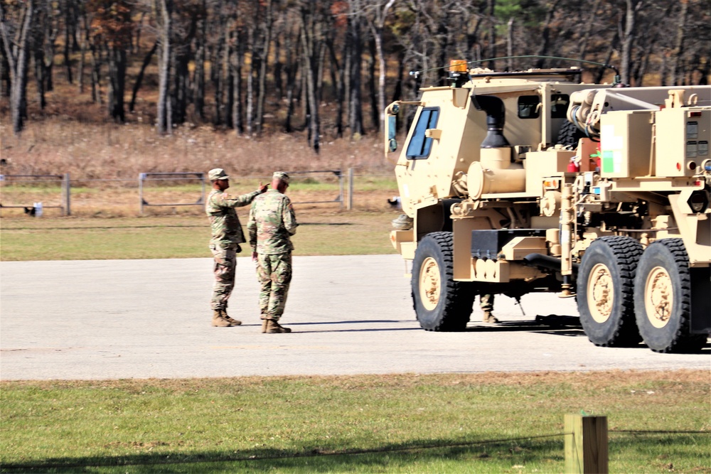 October 2022 training operations at Fort McCoy