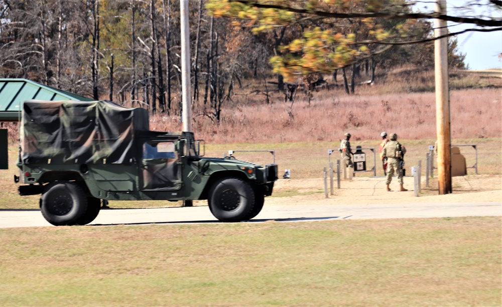 October 2022 training operations at Fort McCoy